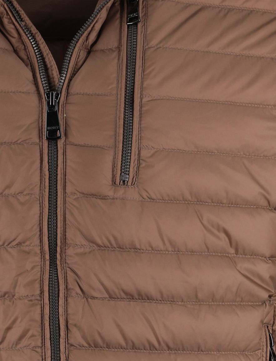 Bruine Reset jas gewatteerd