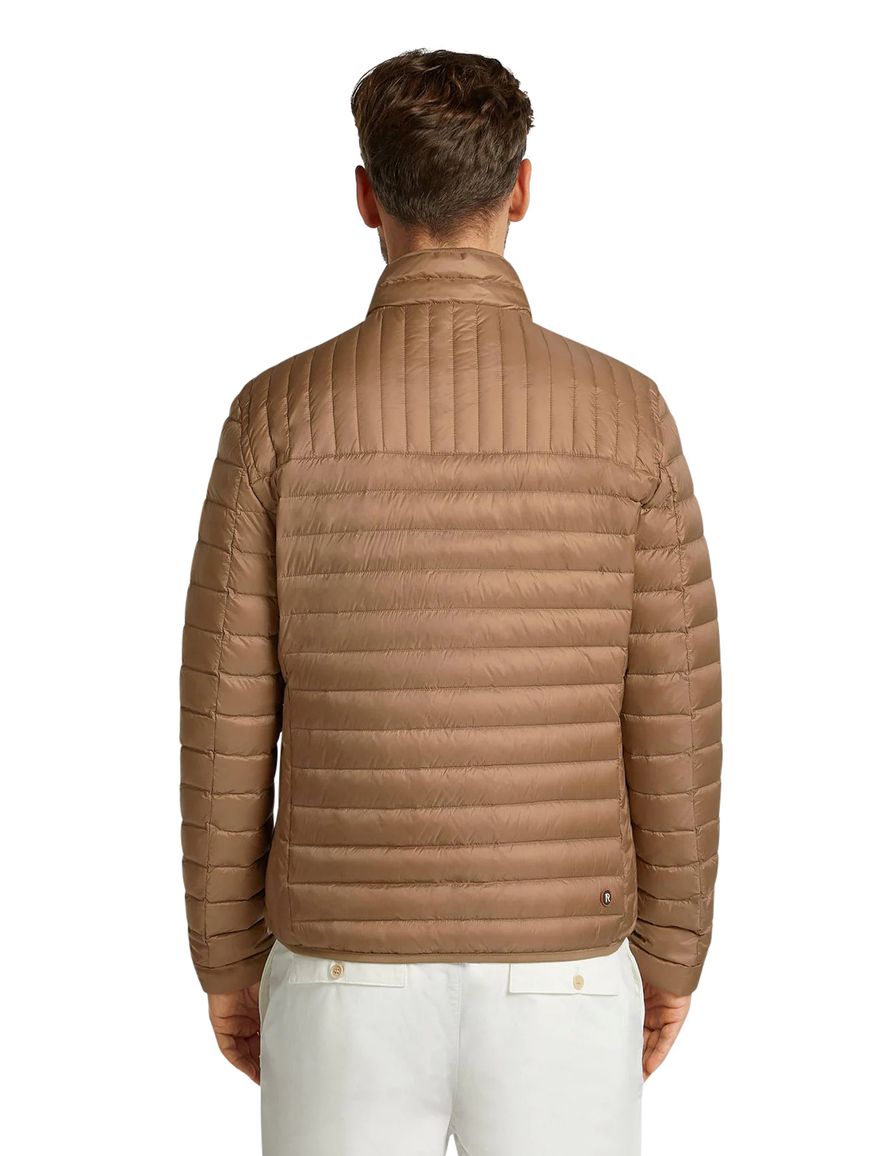 Bruine Reset jas gewatteerd