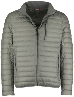 Reset Reset korte jas gewatteerd groen met borstzak