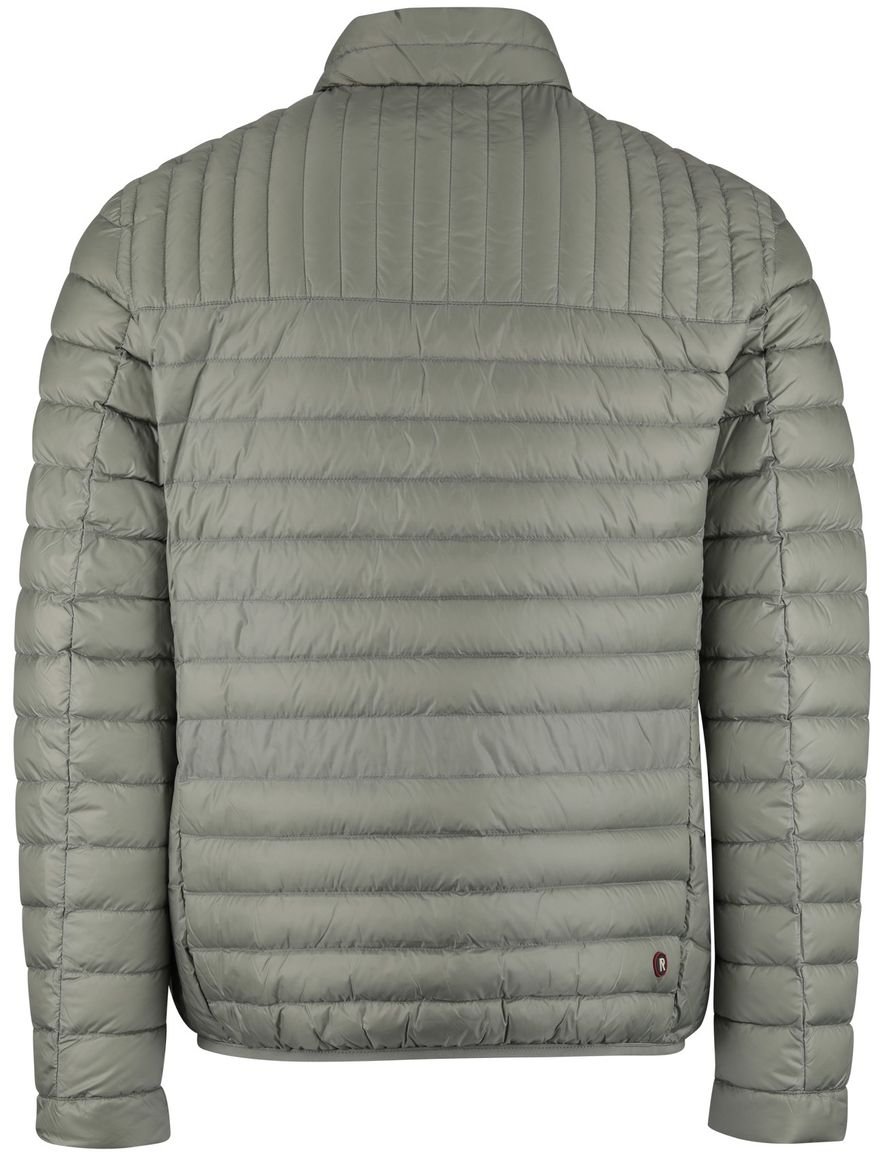 Reset korte jas gewatteerd groen met borstzak