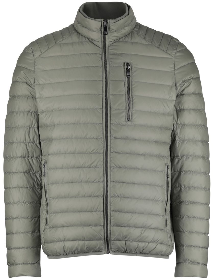 Groene jas Reset gewatteerd waterafstotend