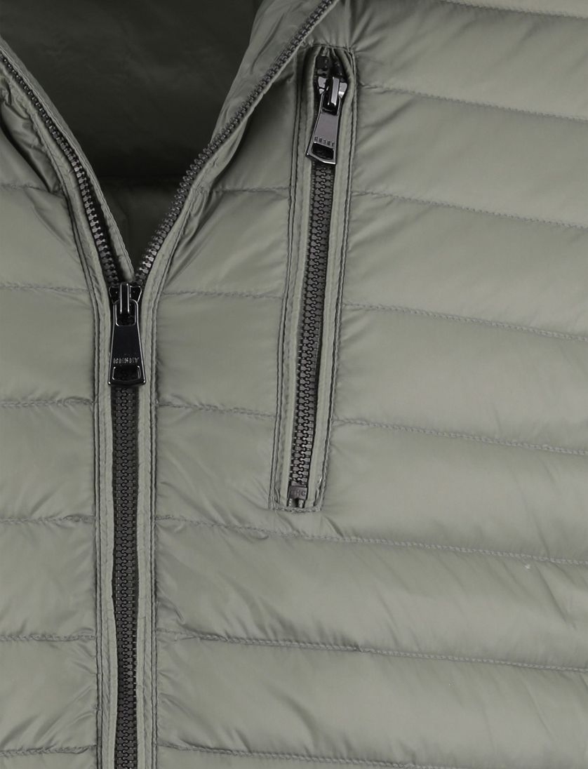 Groene jas Reset gewatteerd waterafstotend