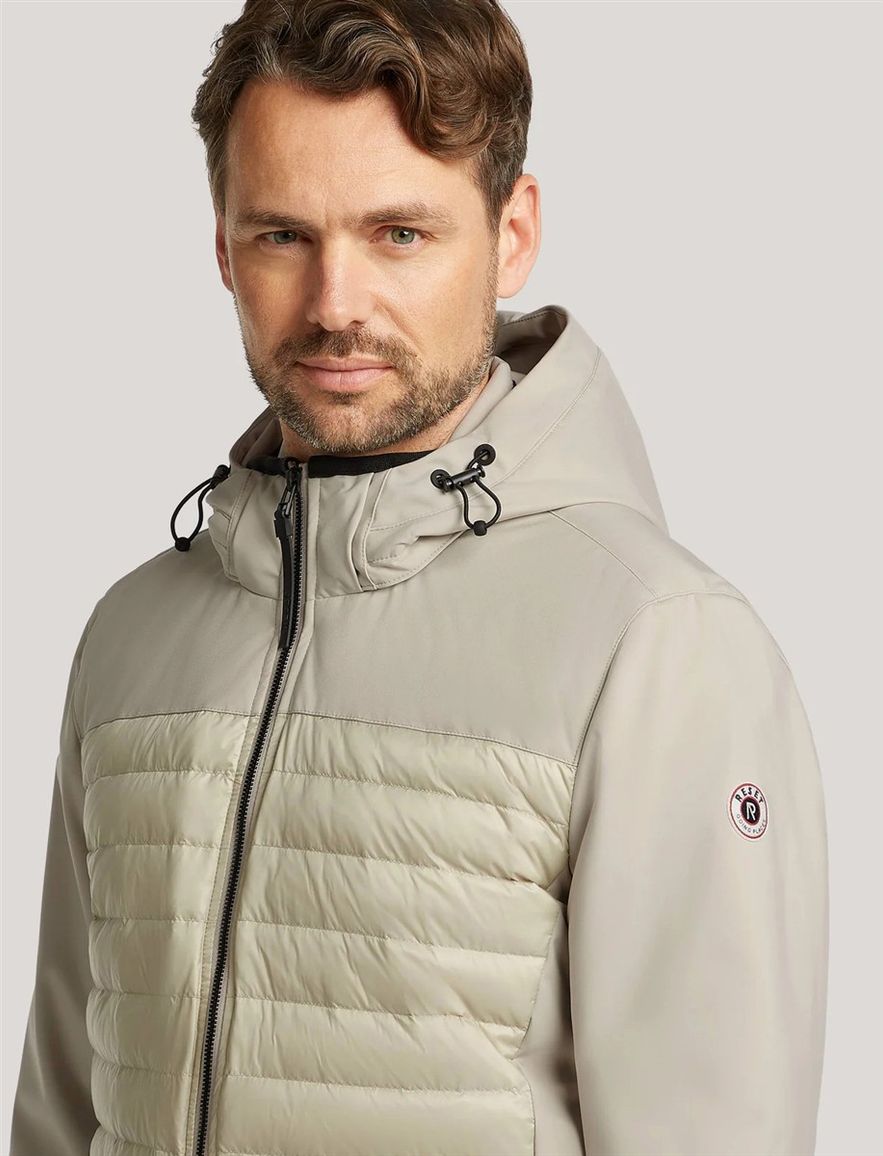 tussenjas Reset beige gewatteerd