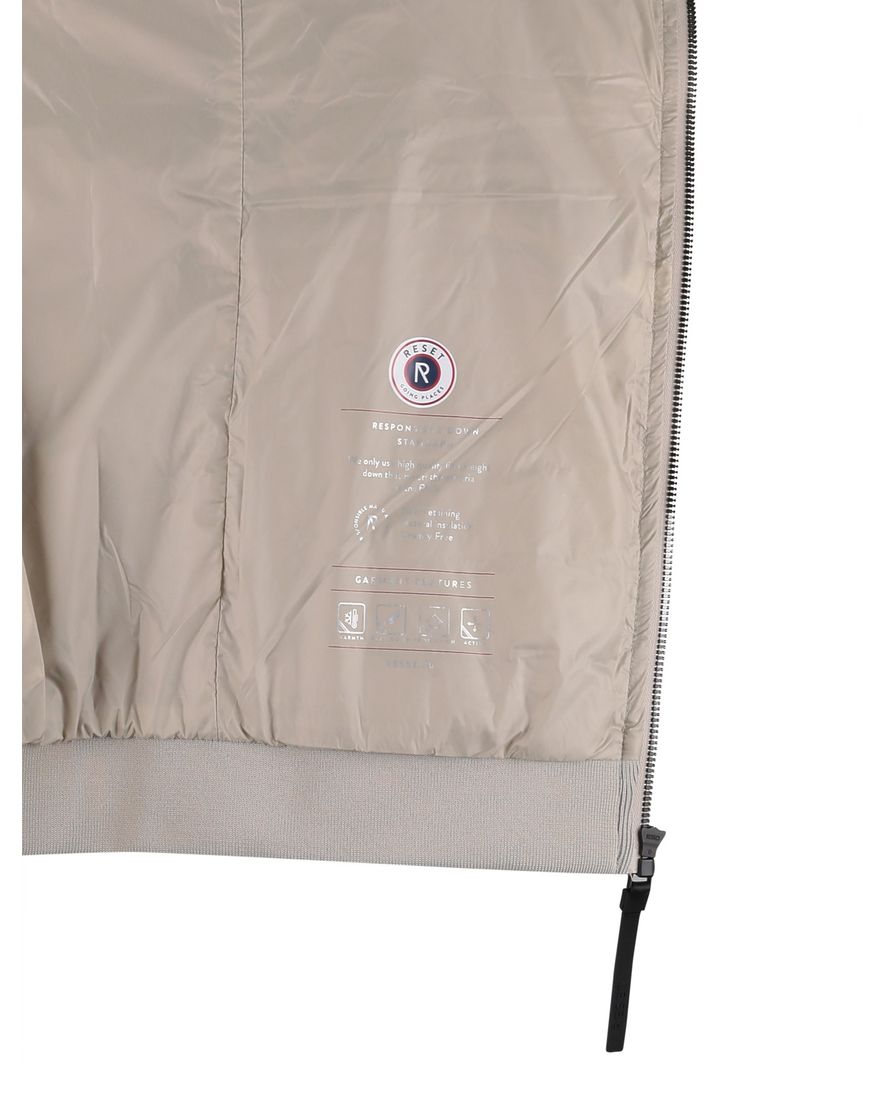 Waterdichte tussenjas Reset beige gewatteerd