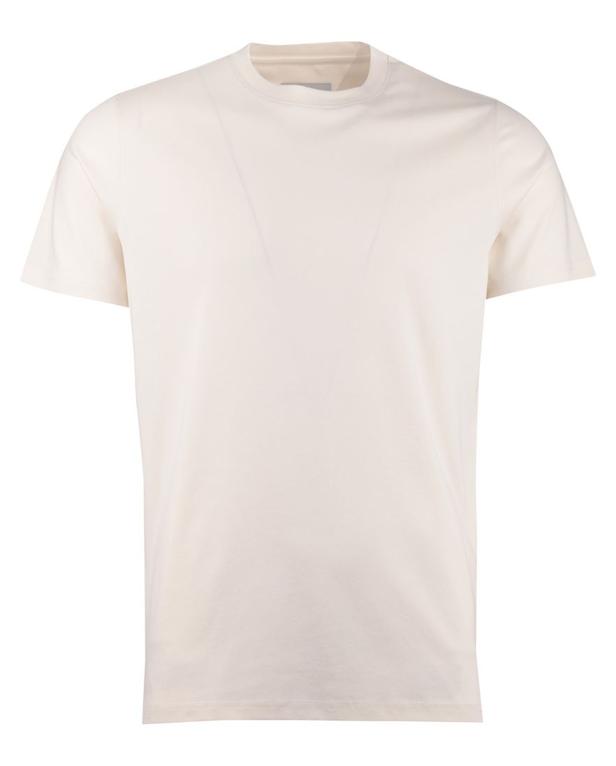 Crème t-shirt Thomas Maine ronde hals