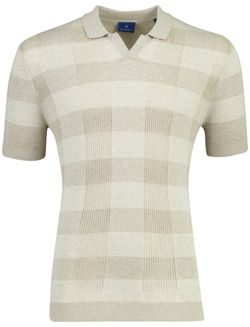 Polo Blue Industry beige ruit
