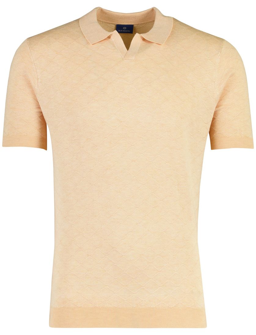 Polo korte mouw Blue Industry oranje regular fit