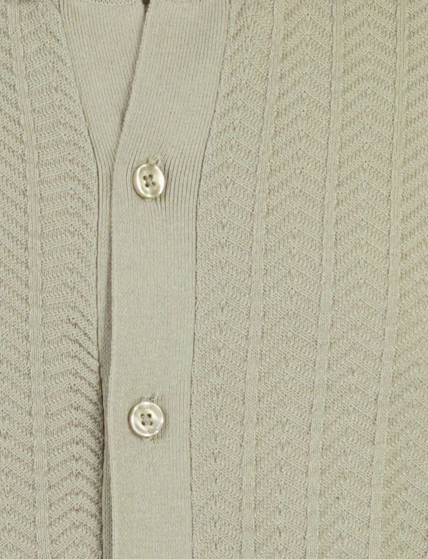 Polo korte mouw Blue Industry groen textuur