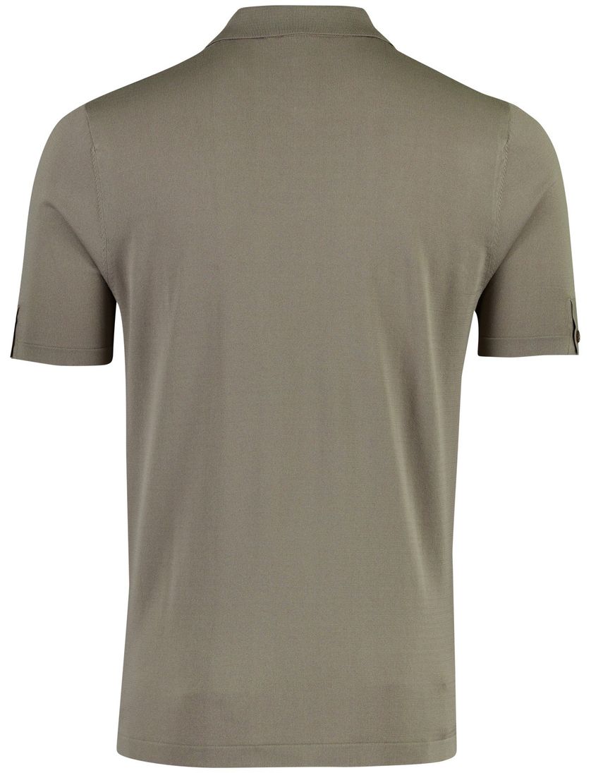 Polo korte mouw Blue Industry groen regular fit