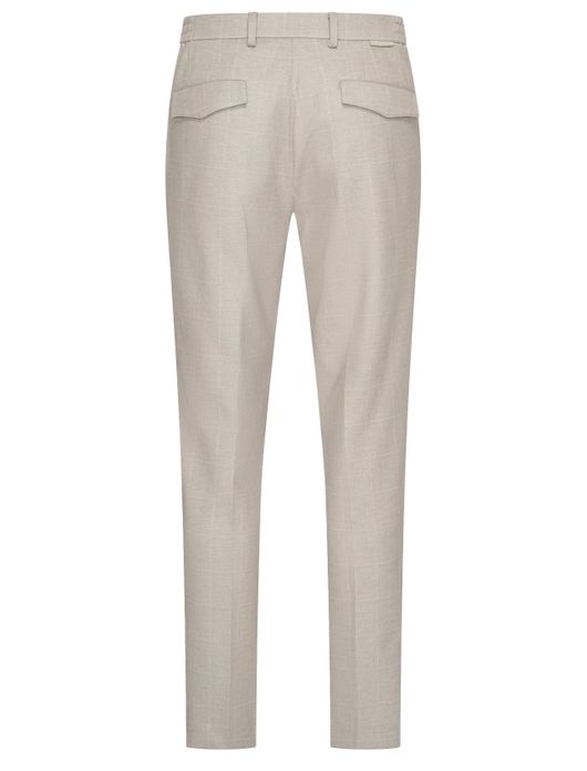 Blue Industry chino zand ruitje Steven