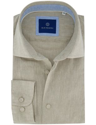 Blue Industry Blue Industry groen overhemd normale fit
