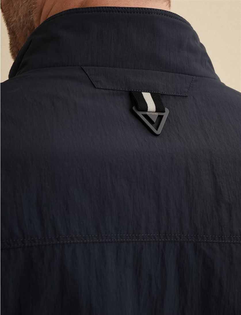 Tussenjas Vanguard donkerblauw lichtgewicht opstaande kraag