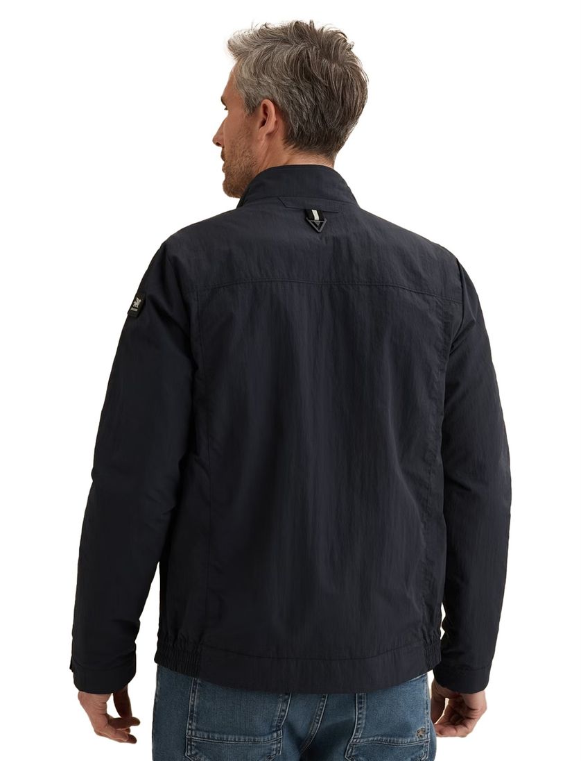 Tussenjas Vanguard donkerblauw lichtgewicht opstaande kraag