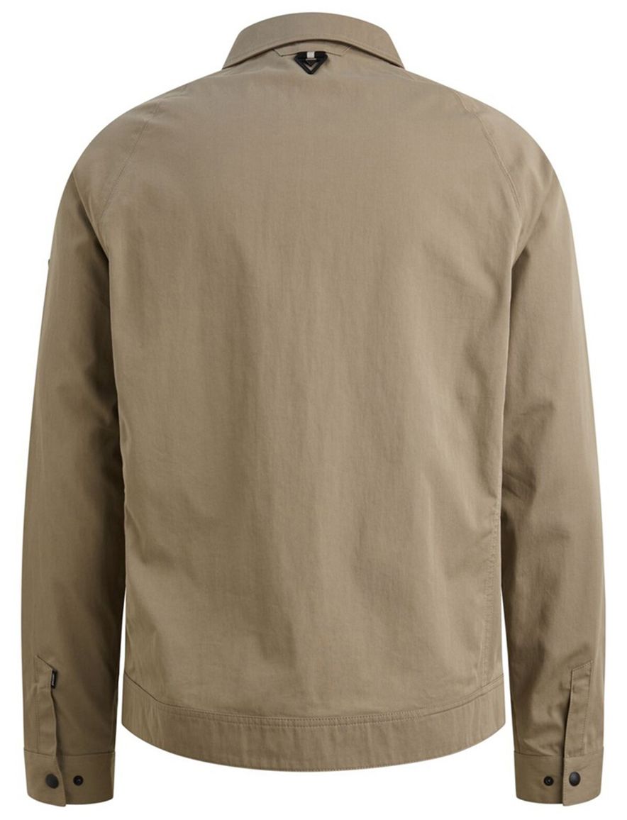 Vanguard tussenjas beige effen normale fit