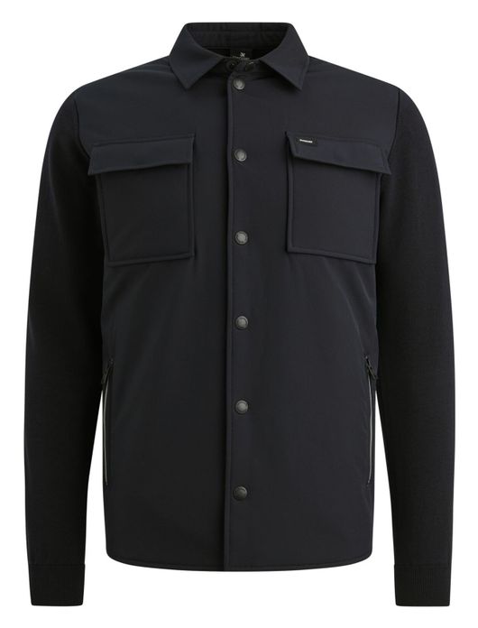 Vanguard overshirt dubbele borstzak navy