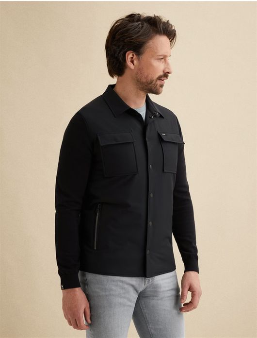 Vanguard overshirt dubbele borstzak navy