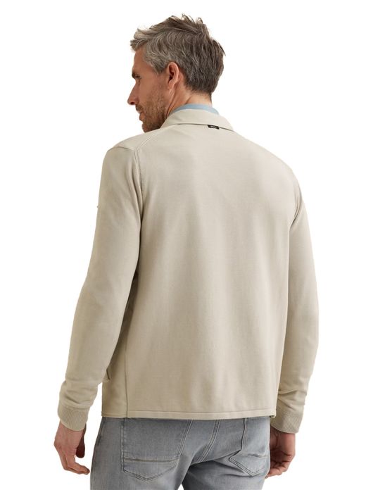 Vanguard overshirt beige dubbele borstzak