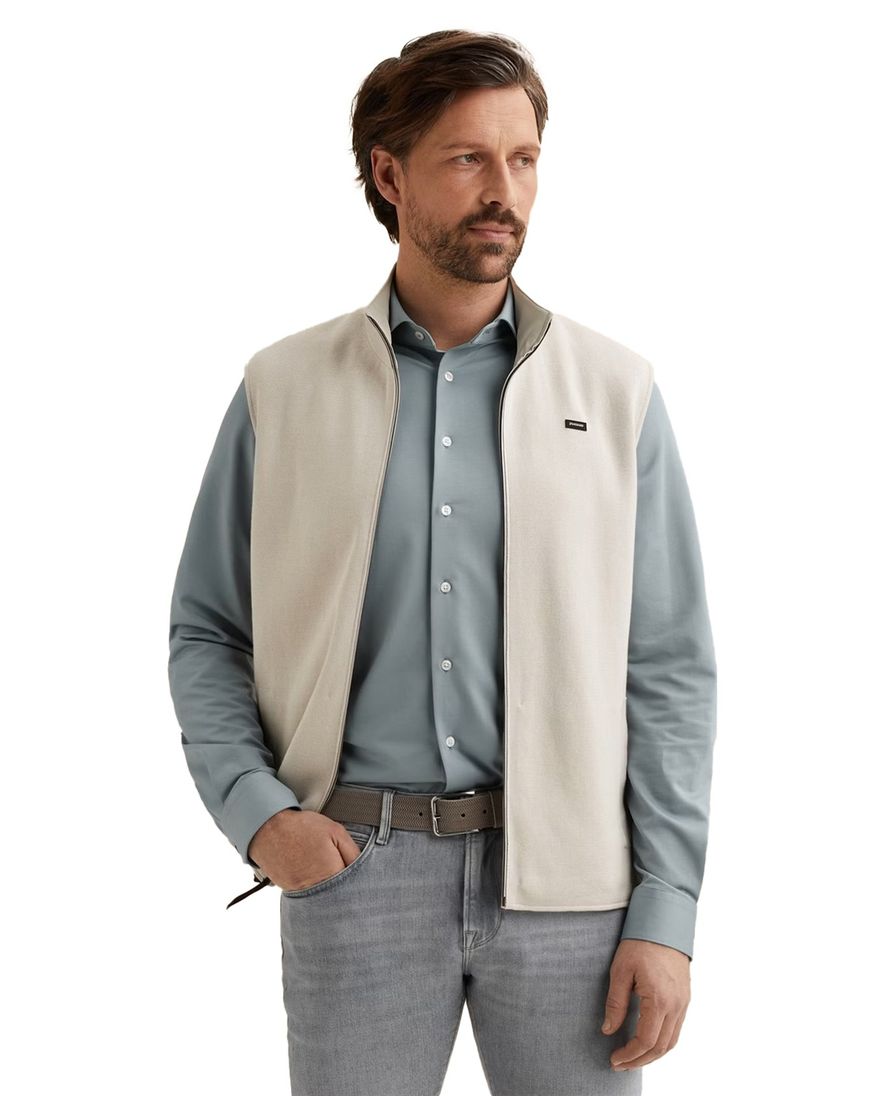 Vanguard bodywarmer beige normale fit