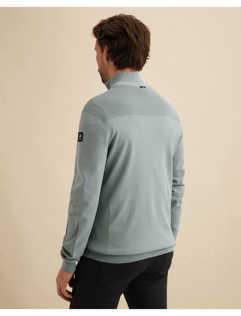 Half zip trui Vanguard blauw met rits