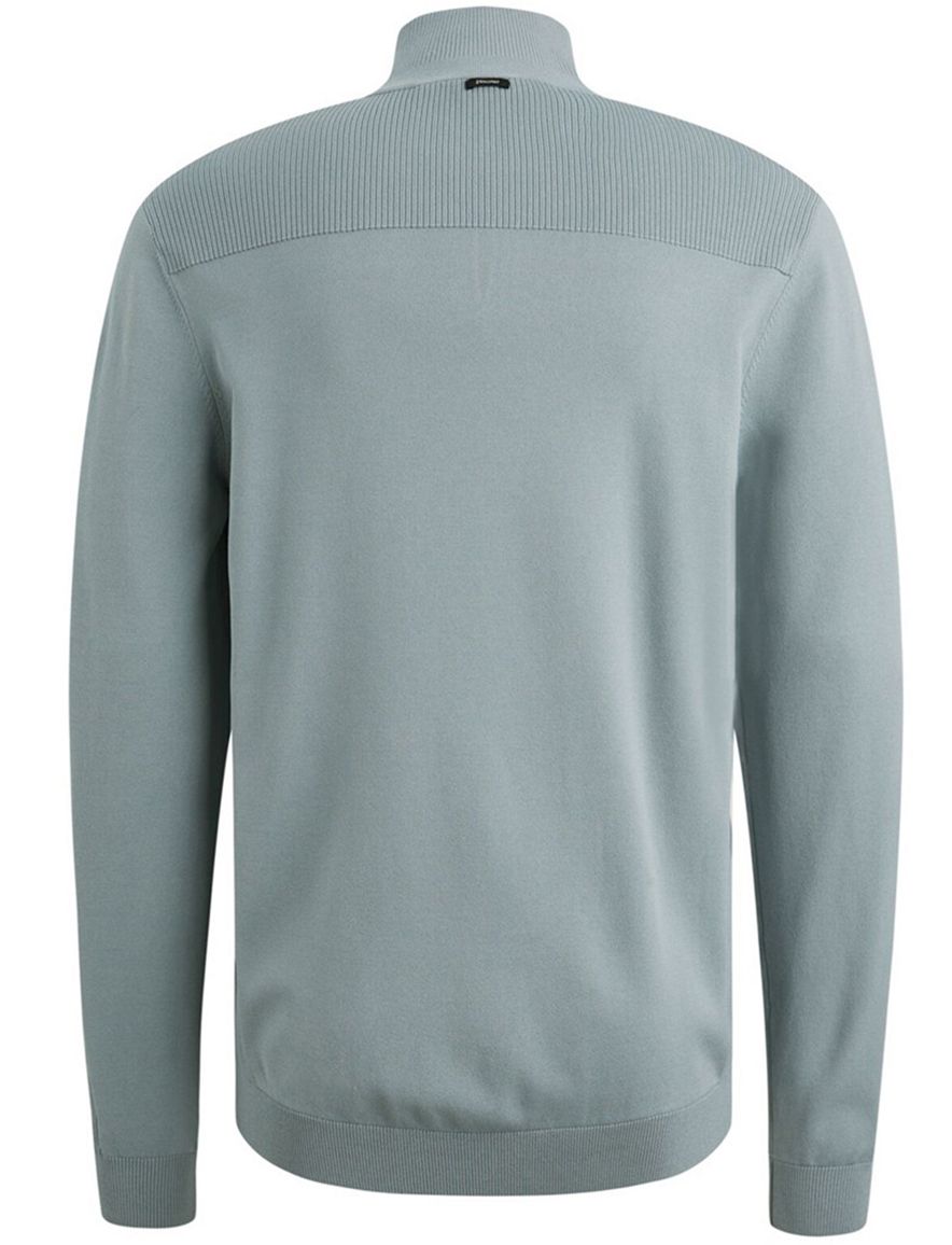 Vanguard half zip trui blauw normale fit