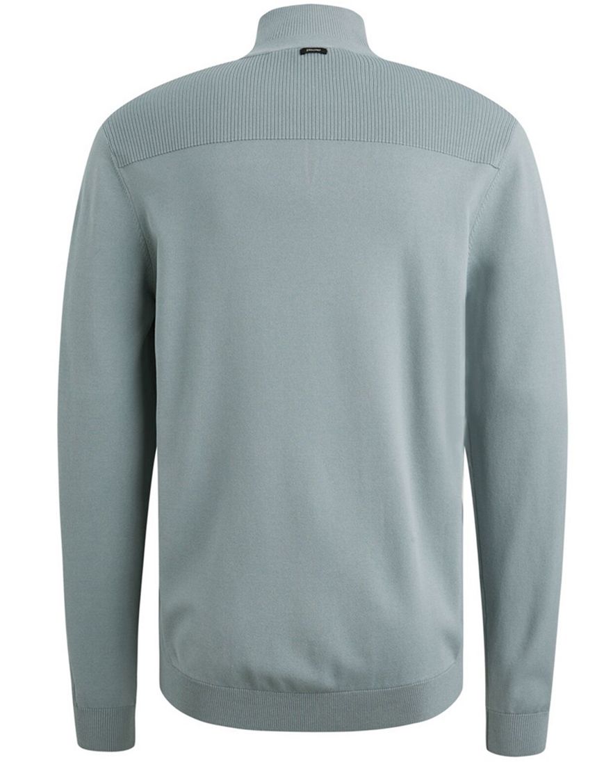 Vanguard trui blauw half zip met rits