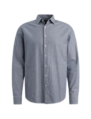 Vanguard Donkerblauw overhemd Vanguard semi-wide collar