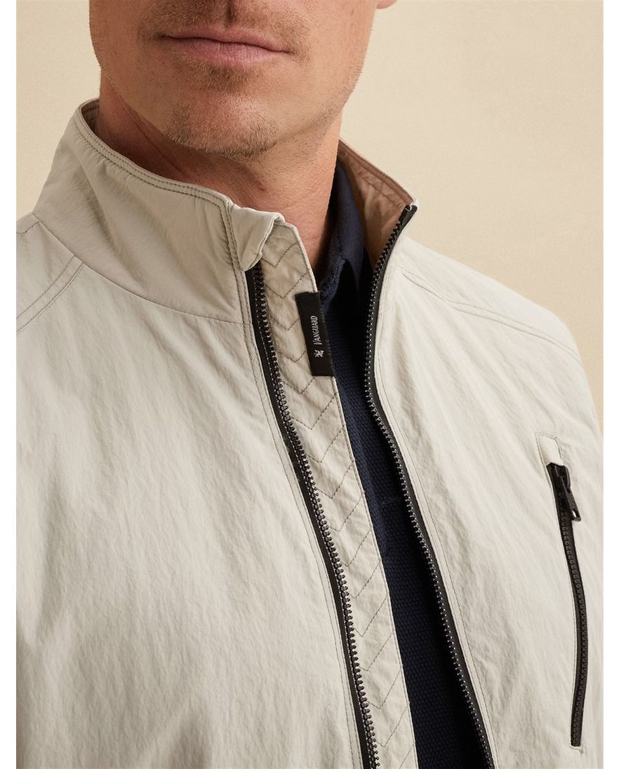 Vanguard tussenjas beige normale fit