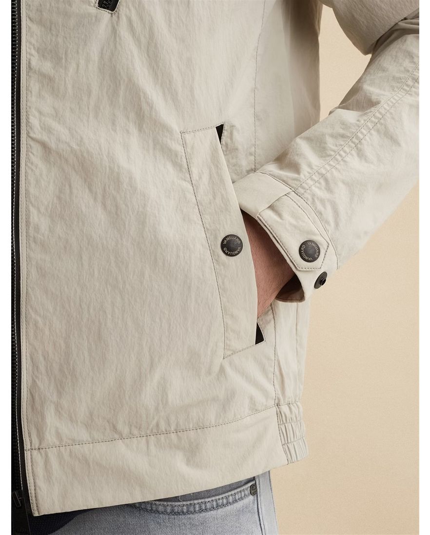 Vanguard tussenjas beige normale fit