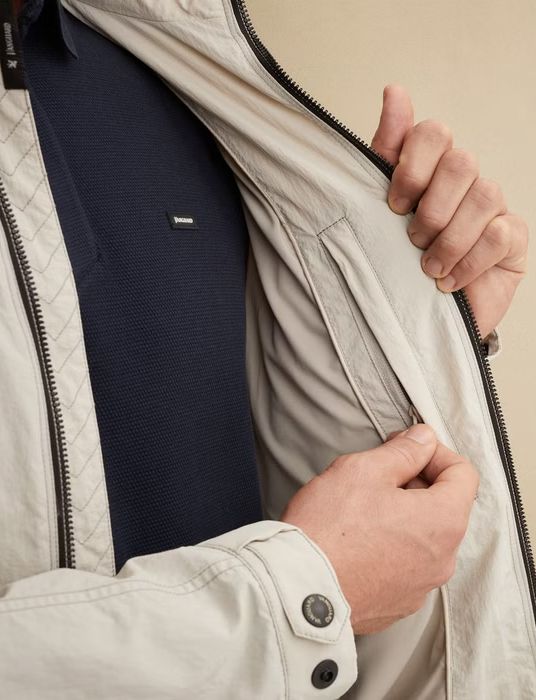 Vanguard tussenjas beige normale fit