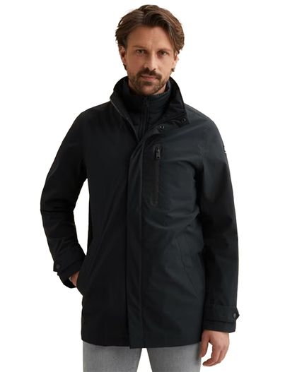 Vanguard Vanguard tussenjas donkerblauw half lang