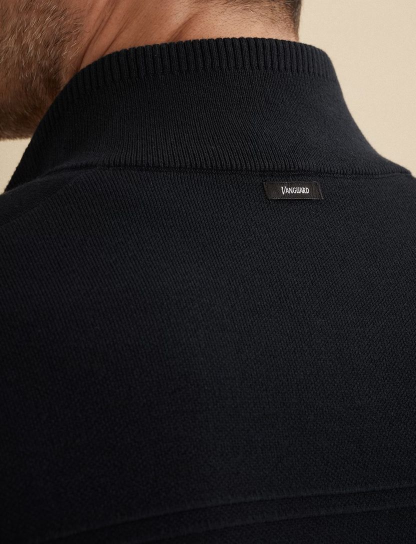 Vanguard vest zwart normale fit gemeeleerd