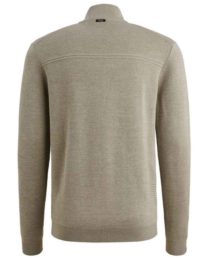 Vanguard beige vest normale fit gemeeleerd