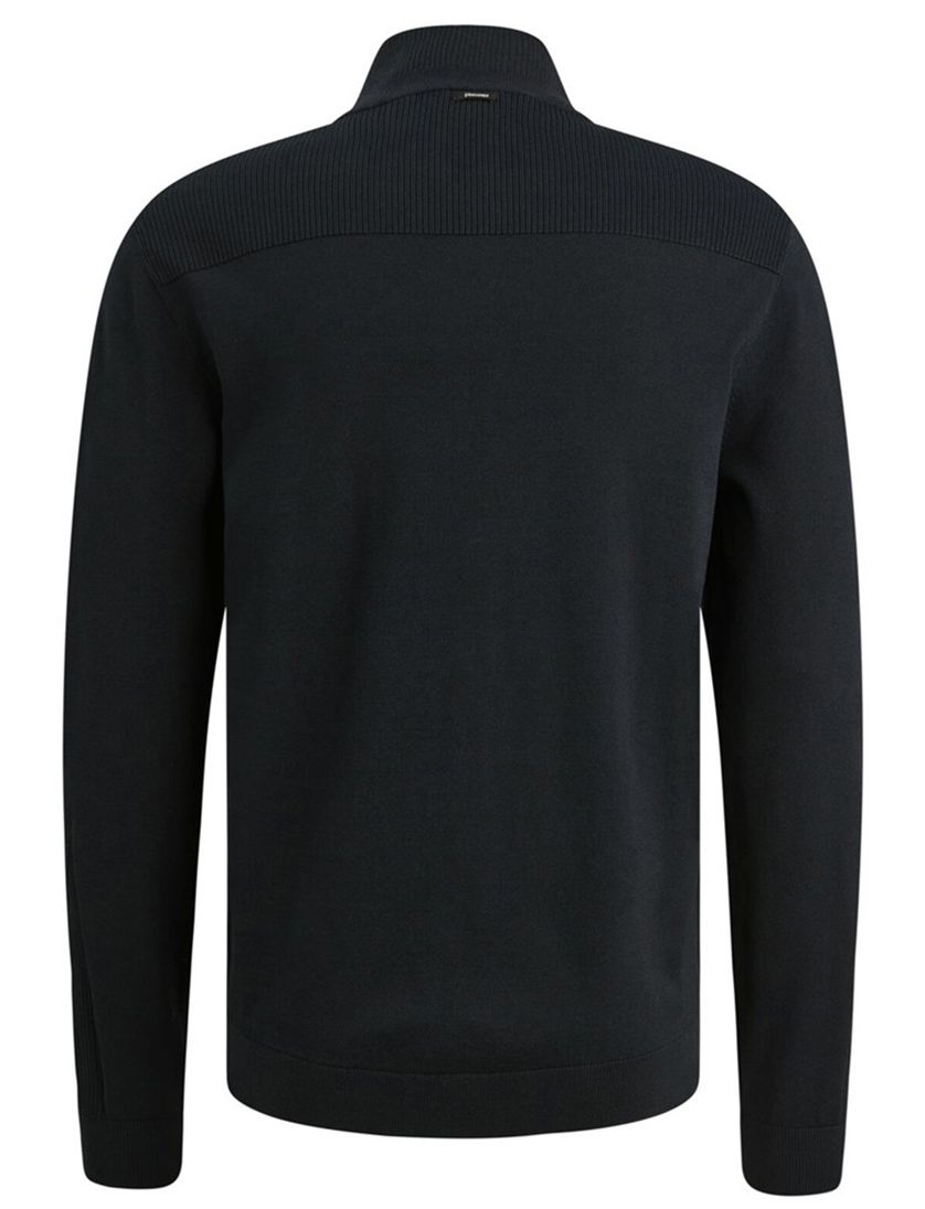 Gebreid vest Vanguard navy normale fit