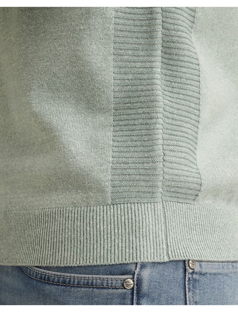 Gebreide trui Vanguard blauw met ronde hals