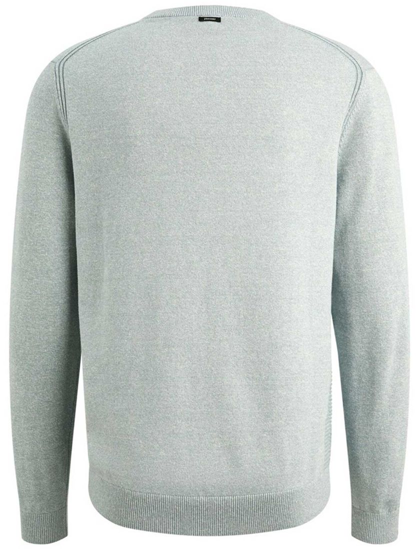 Gebreide trui Vanguard blauw met ronde hals