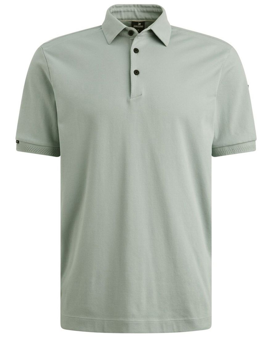 Vanguard geprint poloshirt korte mouw donkerblauw