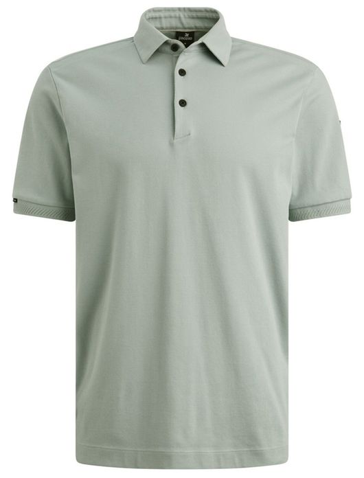 Vanguard poloshirt donkerblauw geprint 3 knopen