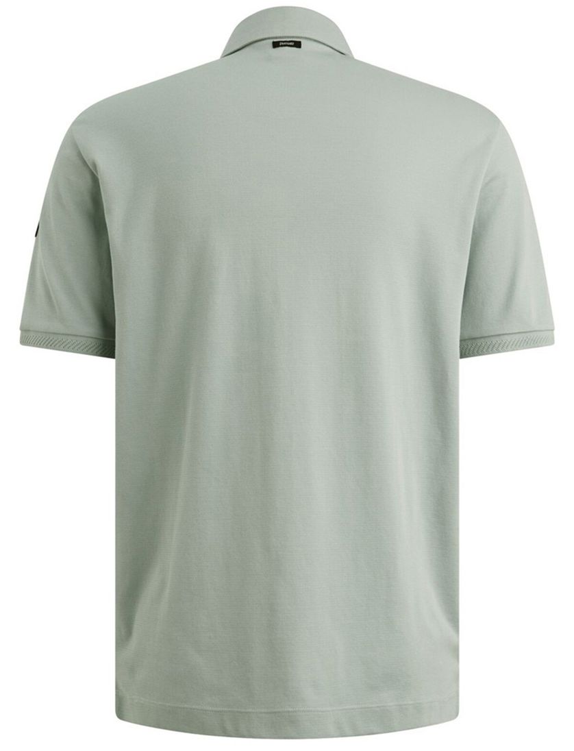 Navy Vanguard poloshirt met print