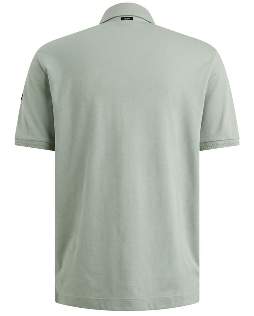 Vanguard geprint poloshirt korte mouw donkerblauw