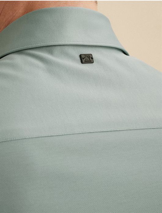 Vanguard overhemd blauw effen normale fit