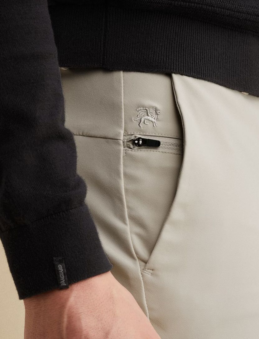 Chino V12 Vanguard beige normale fit stretch