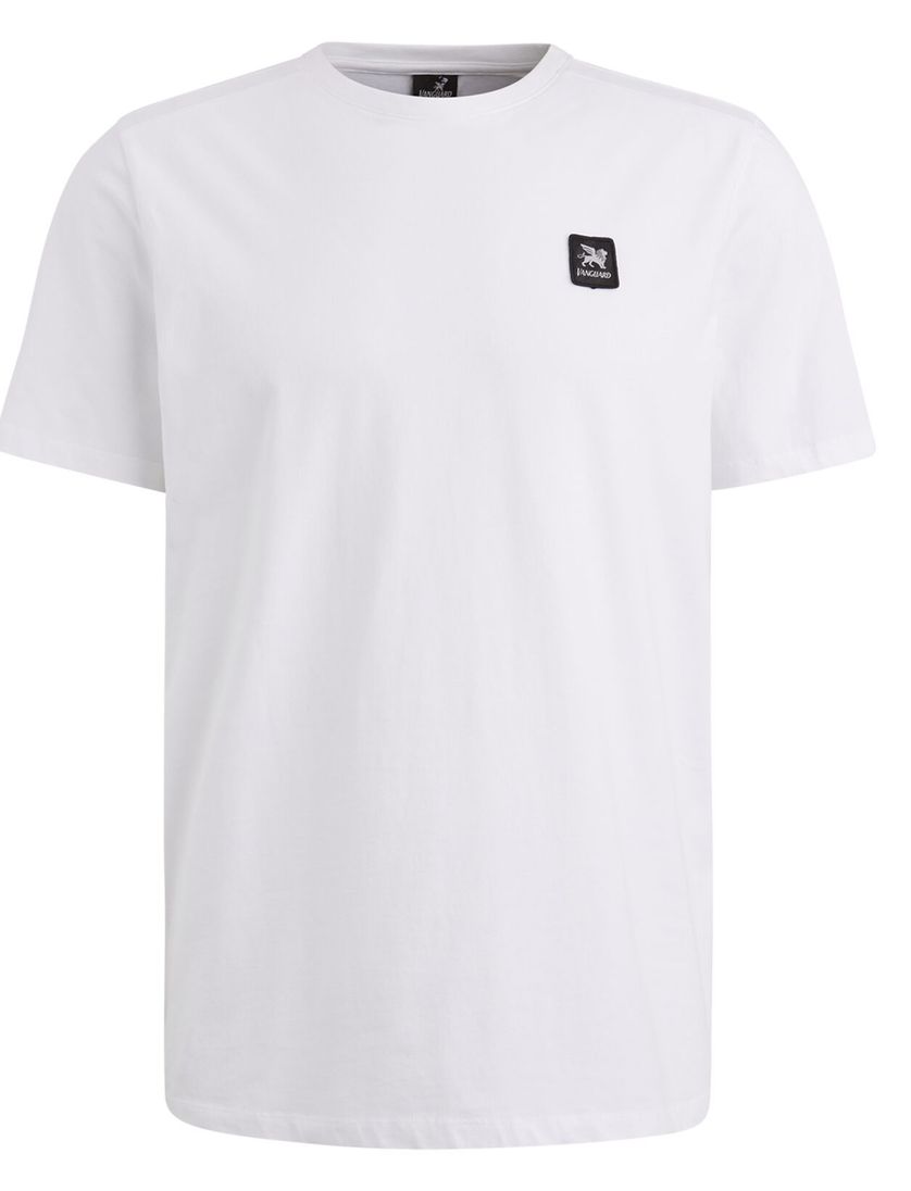 T-shirt korte mouw Vanguard wit ronde hals