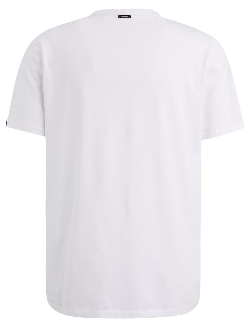 T-shirt korte mouw Vanguard wit ronde hals