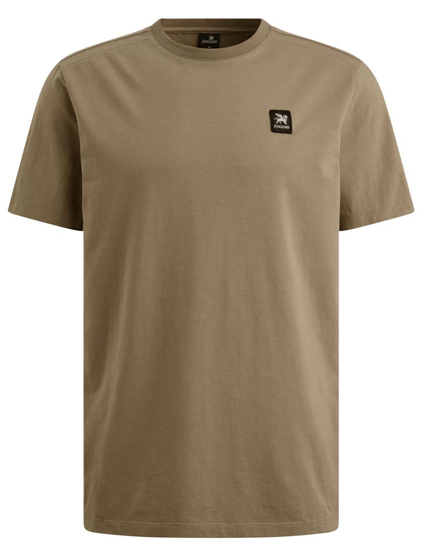 Vanguard T shirt beige korte mouw