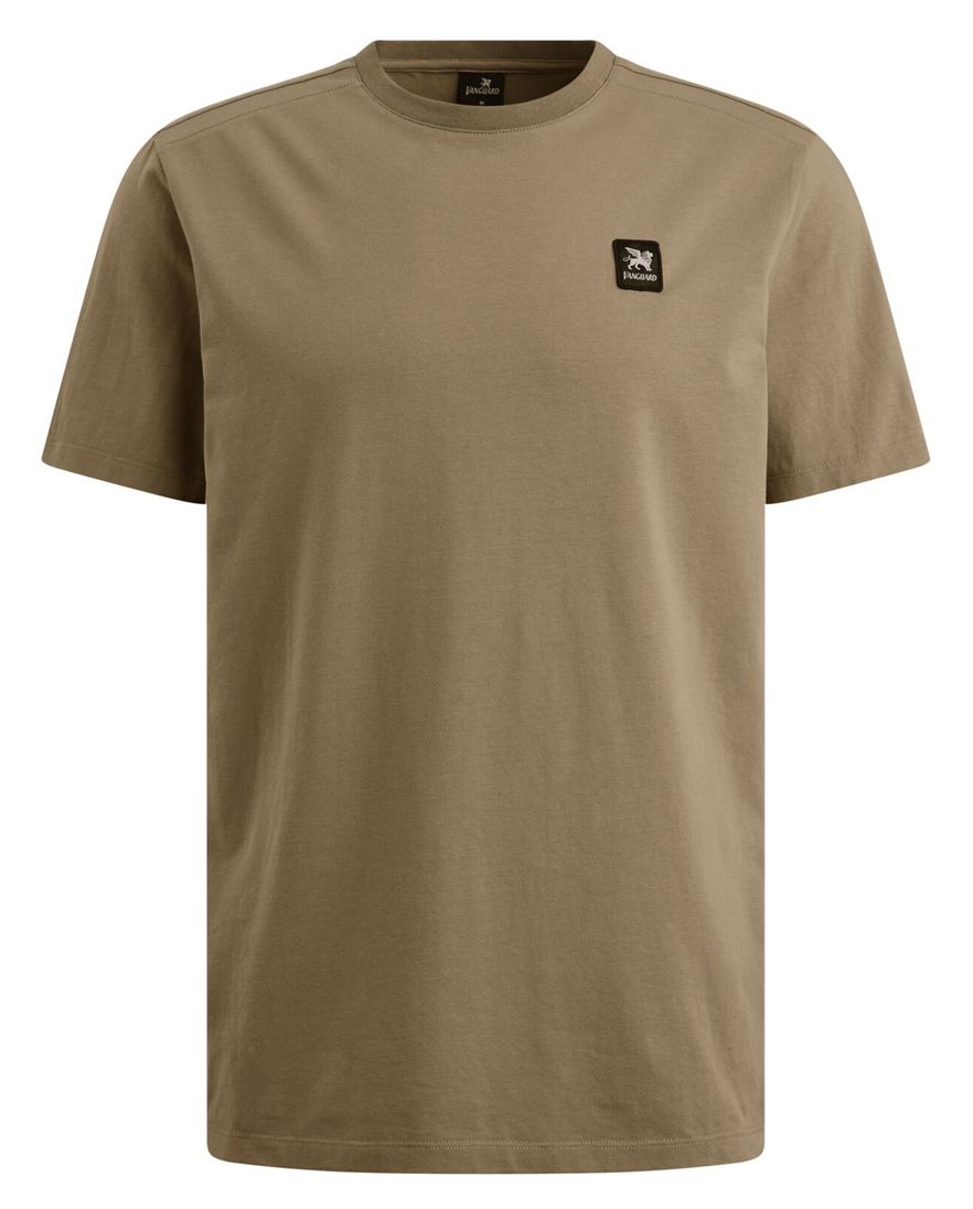 Vanguard T shirt beige ronde hals