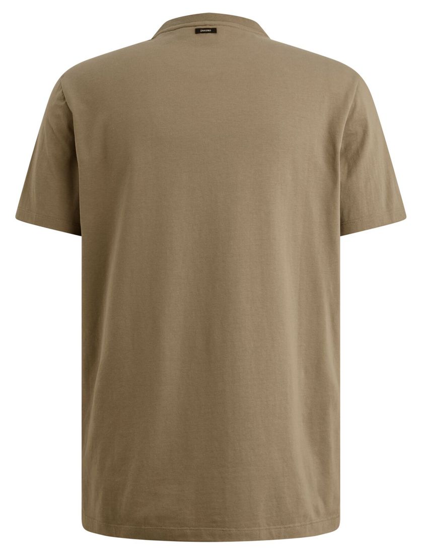 Vanguard T shirt beige korte mouw