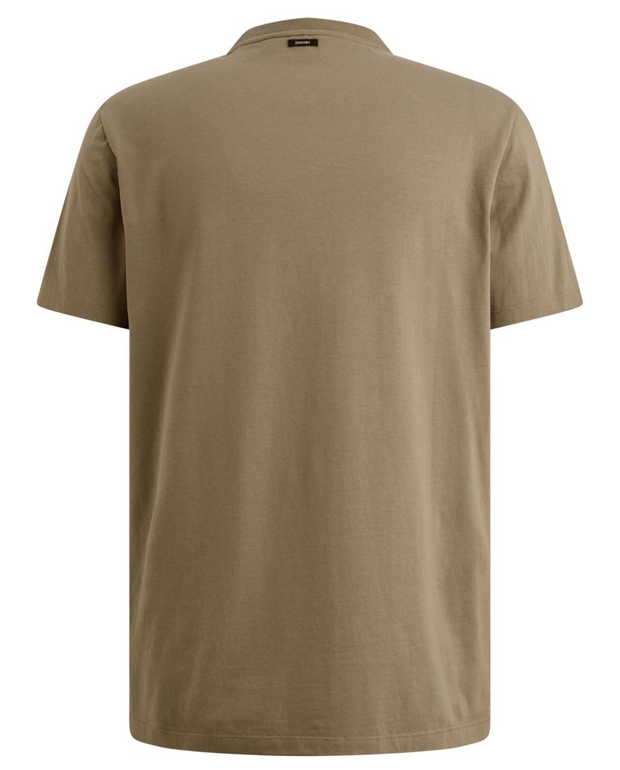 Vanguard T shirt beige ronde hals