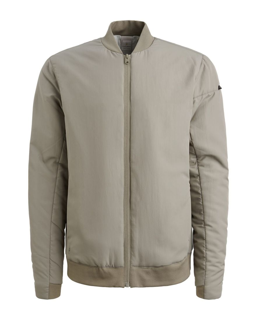 Bomberjack beige Cast Iron winddichte rits