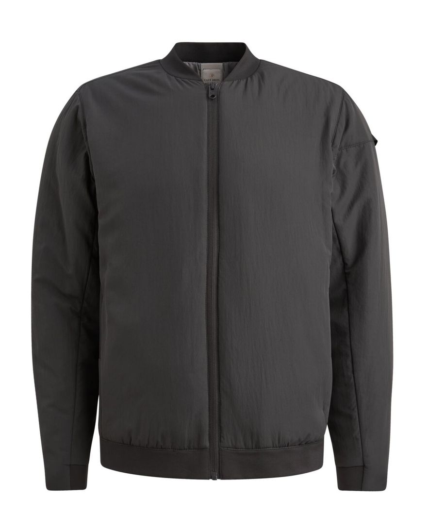 Bomberjack grijs Cast Iron winddichte rits