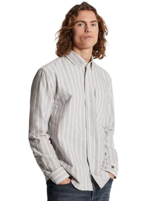 Cast Iron Overhemd Cast Iron Regular Fit lila gestreept